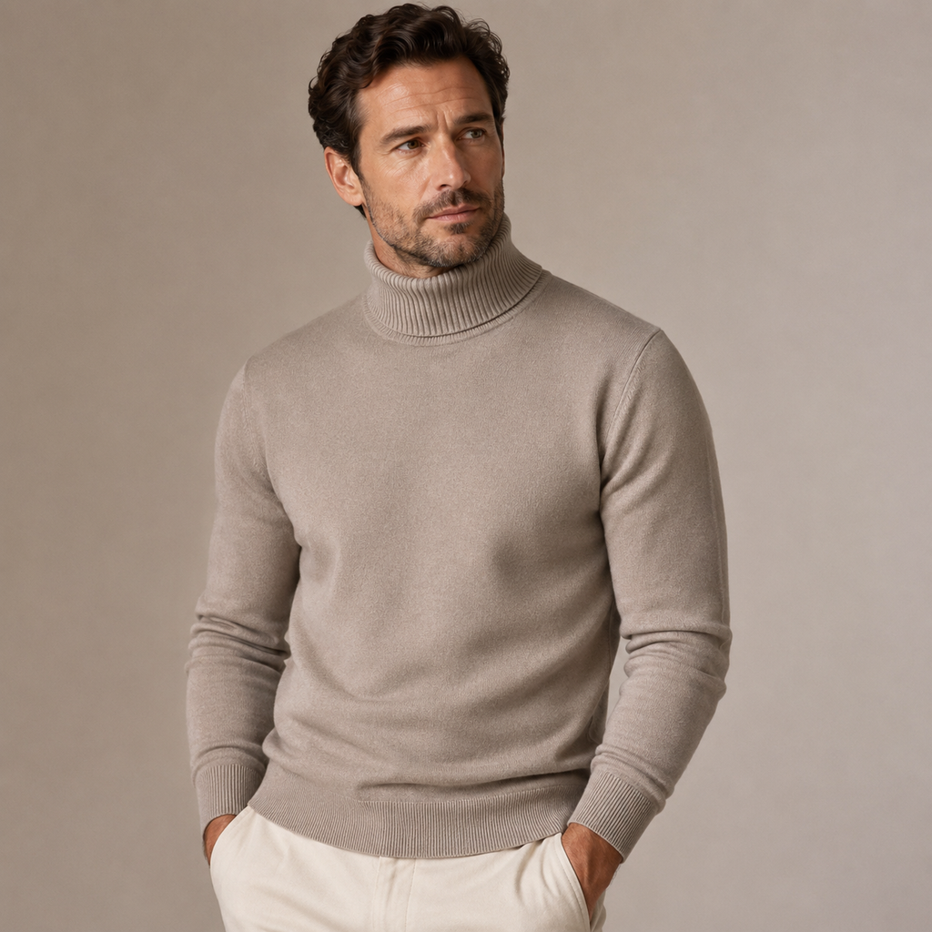 Jersey de cuello alto clásico