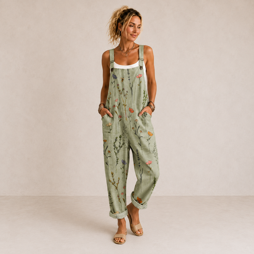 OLIVIA | Pantalones de jardinería estampados