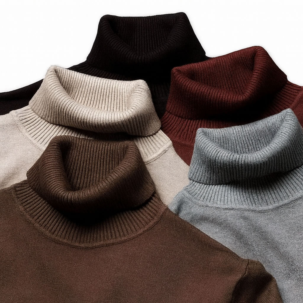 Jersey de cuello alto clásico